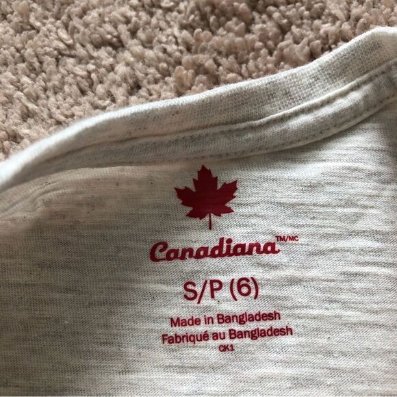 Canadiana Muskoka Shirt Girls Small Gray‎ Long Sleeve - Picture 4 of 8